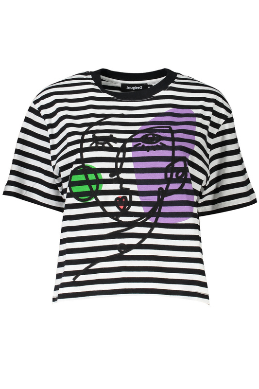 Damski stylowy t-shirt z nadrukiem od DESIGUAL