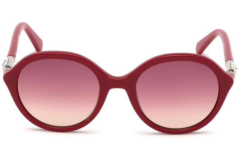 Okulary SWAROVSKI SK0228-69T. Okulary przeciwsłoneczne, Kolor Bordeaux. Kobieta.