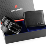 Meski zestaw prezentowy skóra naturalna Pierre Cardin ZG-E-01