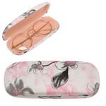 Eleganckie etui na okulary w kwiatowy wzór - 4U Cavaldi