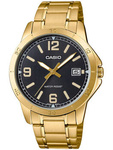 Zegarek marki Casio model MTP-V004G kolor Zółty. Akcesoria męski. Sezon: Cały rok