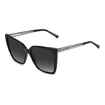 Okulary JIMMY CHOO LESSIE-S-807. Okulary przeciwsłoneczne, Kolor czarny. Kobieta.