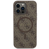 Guess GUHMP14XG4GFRW iPhone 14 Pro Max 6.7" brązowy/brown hardcase 4G Collection Leather Metal Logo MagSafe