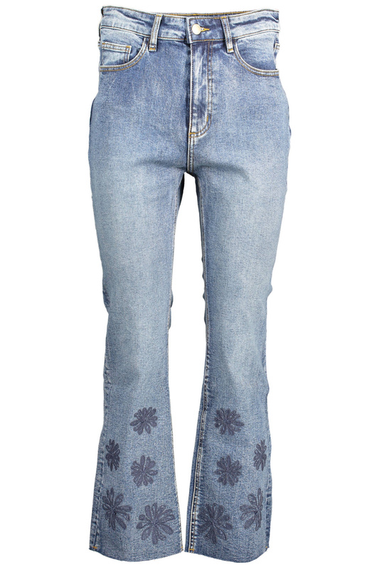 DESIGUAL JEANS DENIM WOMAN ZIELONY