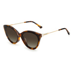 Okulary JIMMY CHOO VIC-F-SK-086. Okulary przeciwsłoneczne, Kolor brązowy. Kobieta.