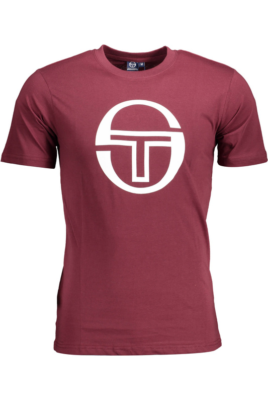 T-SHIRT Z KRÓTKIM RĘKAWEM SERGIO TACCHINI FIOLETOWY