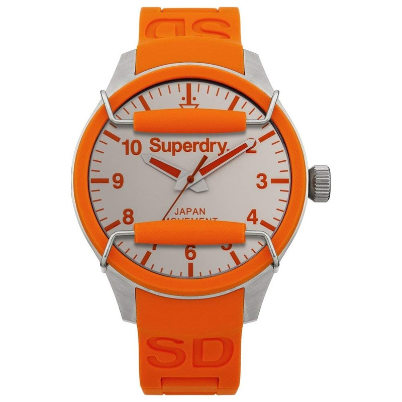 Zegarek SUPERDRY SYG125O. Kwarcowy, Kolor biały. Mężczyzna.