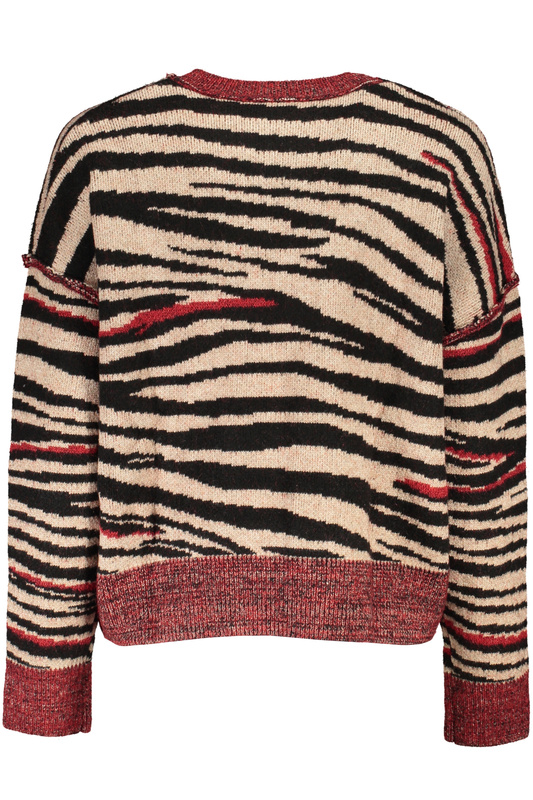 DESIGUAL CZERWONY SWETER DAMSKI