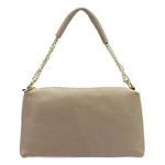 Luka Damska skórzana listonoszka torebka na ramię z łańcuszkiem 2 komory