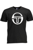 T-SHIRT MĘSKI Z KRÓTKIM RĘKAWEM SERGIO TACCHINI CZARNY