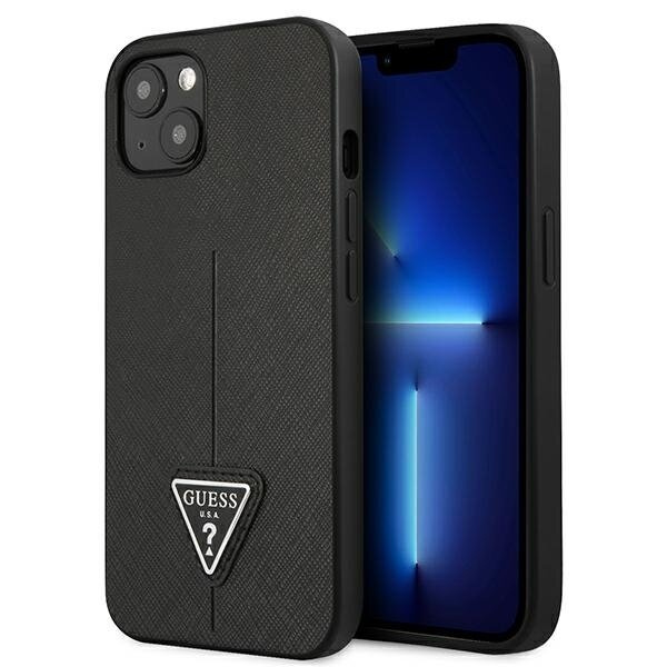 Zdjęcia - Etui GUESS GUHCP14MPSATLK iPhone 14 Plus 6,7" czarny/black hardcase SaffianoTri 