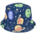 Planety kapelusz dwustronny bucket hat dziecięcy modny kap-hd-7