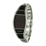 Zegarek CHRONOTECH CT7122LS-03M. Kwarcowy, Kolor czarny. Kobieta.