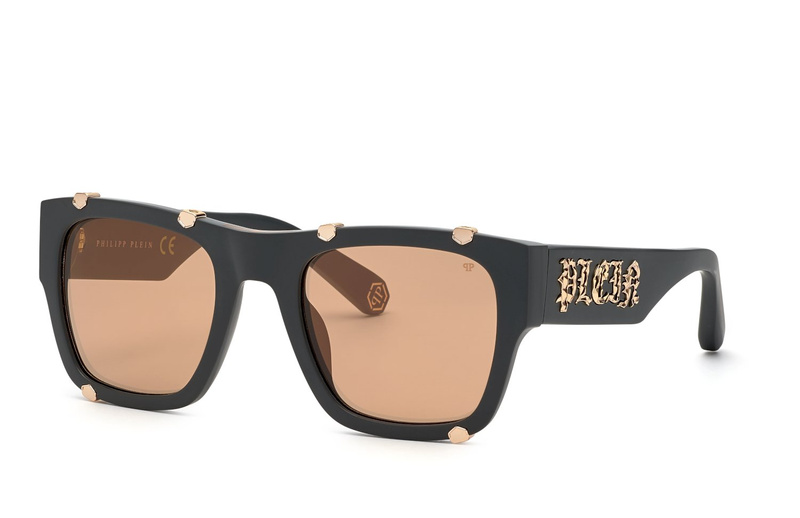 Okulary PHILIPP PLEIN SPP042W54L46G. Okulary przeciwsłoneczne, Kolor czarny. Mężczyzna.