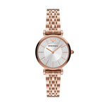 Zegarek ARMANI AR11446. Kwarcowy, Kolor szary. Kobieta.
