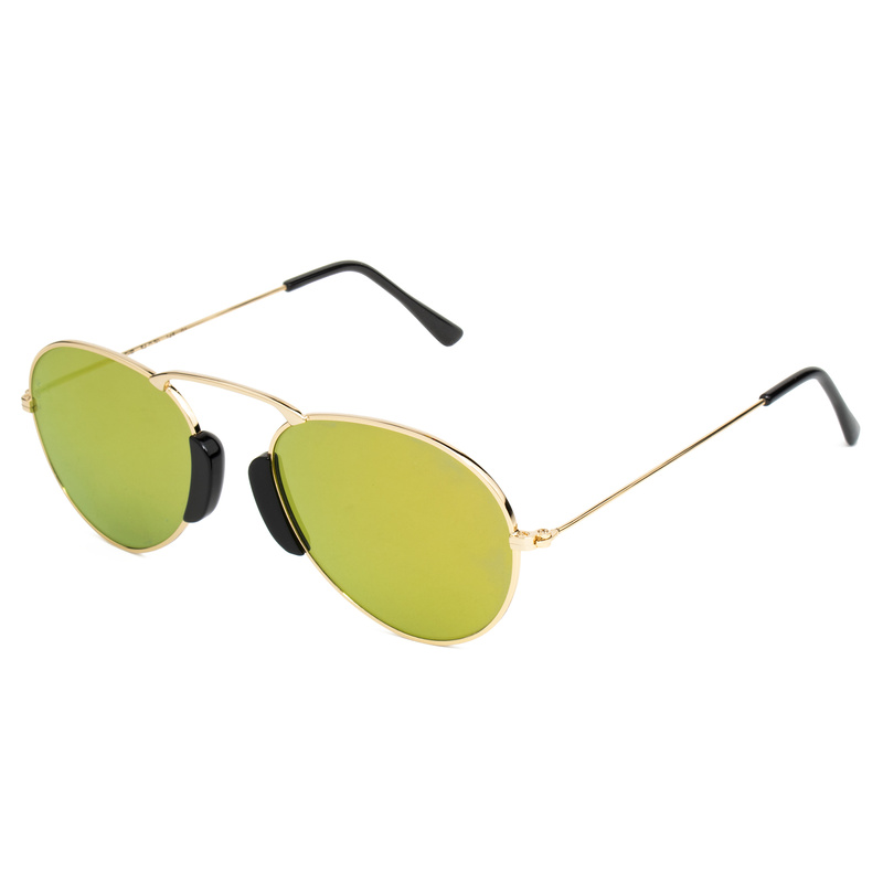 Okulary LGR AGADIR-GOLD01. Okulary przeciwsłoneczne, Kolor złoty. Unisex.