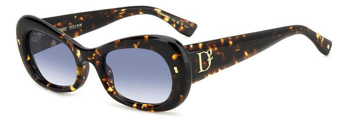 Okulary DSQUARED2 D2-0110-S-086. Okulary przeciwsłoneczne, Kolor brązowy. Kobieta.