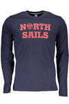 NORTH SAILS NIEBIESKI MĘSKI T-SHIRT Z DŁUGIM RĘKAWEM