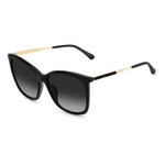 Okulary JIMMY CHOO NEREA-G-S-807. Okulary przeciwsłoneczne, Kolor czarny. Kobieta.