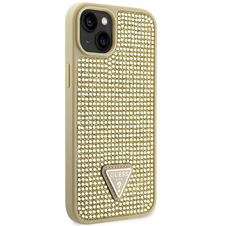 Guess GUHCP14MHDGTPD iPhone 14 Plus 6.7" złoty/gold hardcase Rhinestone Triangle