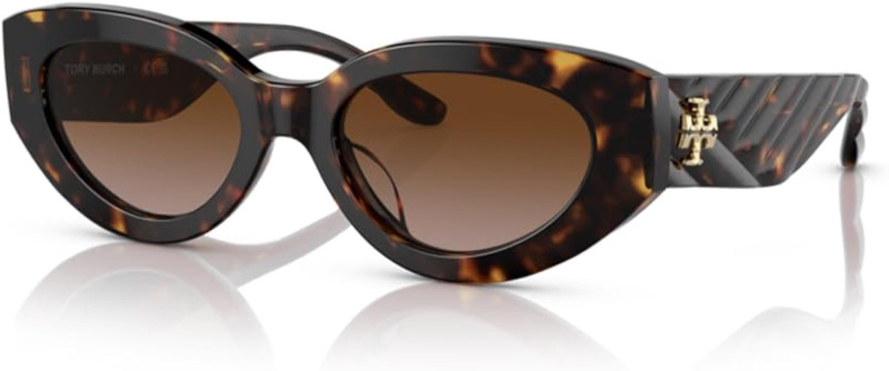 Okulary TORY BURCH TY7178U172813. Okulary przeciwsłoneczne, Kolor brązowy. Kobieta.