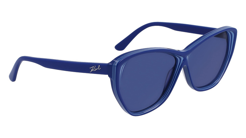 Okulary KARL LAGERFELD KL6103S-407. Okulary przeciwsłoneczne, Kolor niebieski. Kobieta.