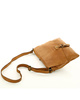 Torebka skórzana listonoszka stylowy minimalizm ala messenger leather bag - MARCO MAZZINI camel