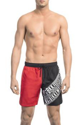 Modny, markowy strój kapielowy Bikkembergs Beachwear model BKK1MBM09 kolor Czerwony. Odzież męska. Sezon: