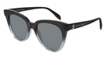 Okulary ALEXANDER MCQUEEN AM0159S-004. Okulary przeciwsłoneczne, Kolor szary. Kobieta.