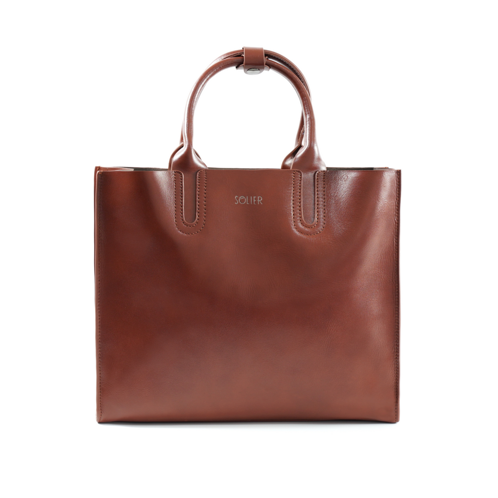 Фото - Жіноча сумка Solier Torebka typu TOTE FL31 BELVIANA BROWN 