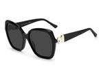 Okulary JIMMY CHOO MANON-G-S-807. Okulary przeciwsłoneczne, Kolor czarny. Kobieta.