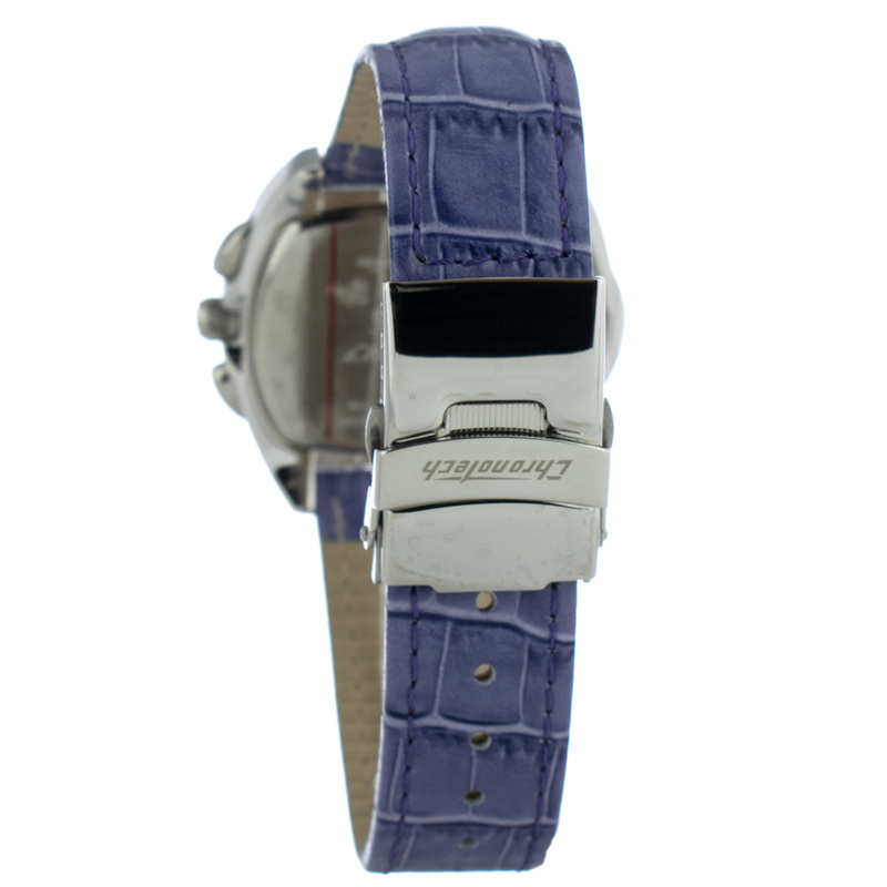 Zegarek CHRONOTECH CT2185LS-08. Kwarcowy, Kolor PURPLE. Unisex.