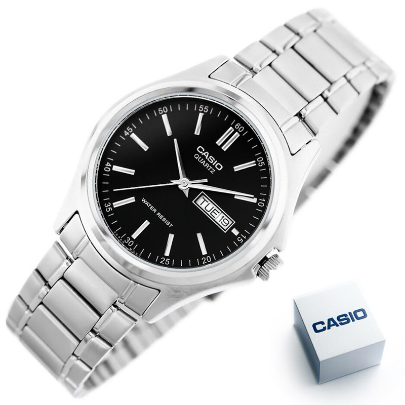 KLASYCZNY ZEGAREK MĘSKI CASIO MTP-1239D-1A - MULTIDATA  + BOX