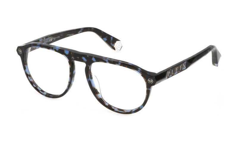 Okulary PHILIPP PLEIN VPP016M540L93. Okulary, Kolor niebieski. Mężczyzna.