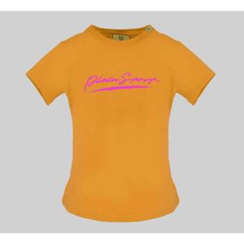 Koszulka T-shirt marki Plein Sport model DTPS3012 kolor Pomarańczowy. Odzież damska. Sezon: Wiosna/Lato